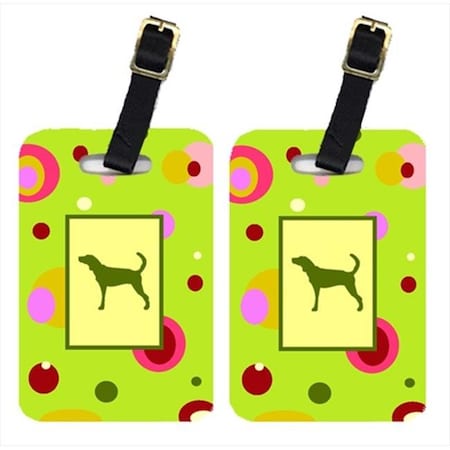 Carolines Treasures Carolines Treasures CK1051BT Pair Of 2 Plott Hound Luggage Tags CK1051BT